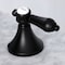 Kingston Brass KC7060BAL Heirloom 8" Widespread Bathroom Faucet, Matte Black KC7060BAL - alternate 3